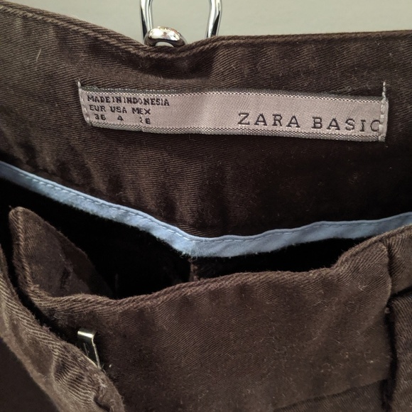 Zara basic black slim dress pants, size 4 - Picture 3 of 5